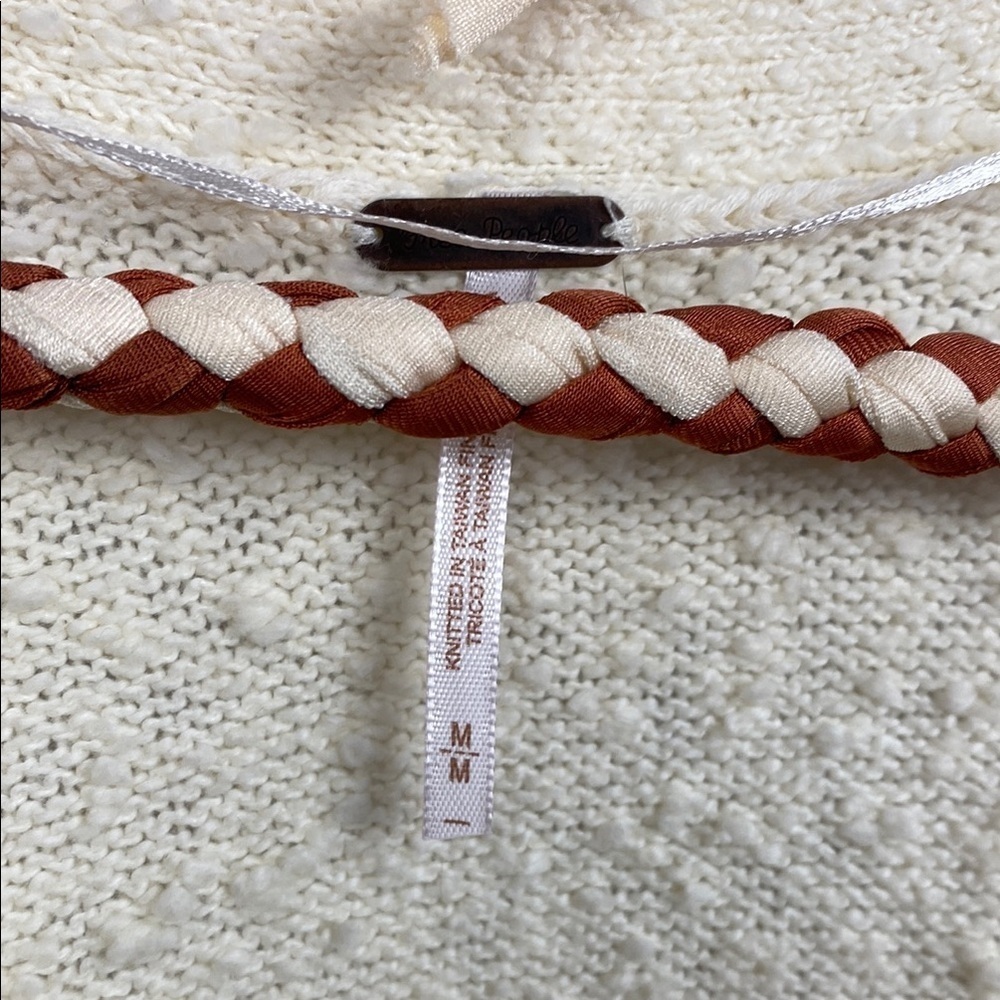 Free People NWT Found My Friend Cardi - Cream - Size Medium - Picture 6 of 13